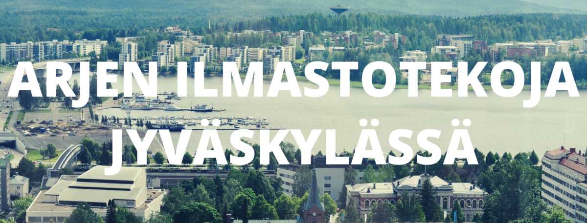 Arjen ilmastotekoja Jyväskylässä.