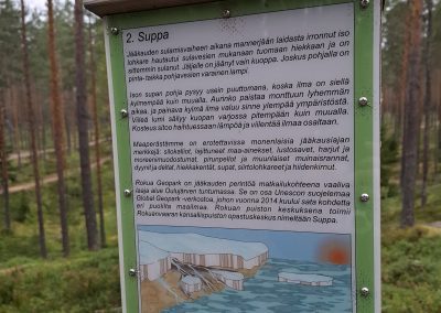 Opastaulu luontopolulla