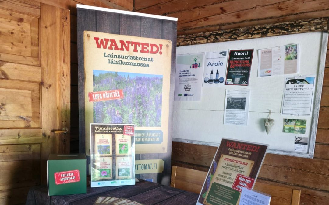 Wanted! Lainsuojattomat lähiluonnossa- hanke on jälleen liikkeellä