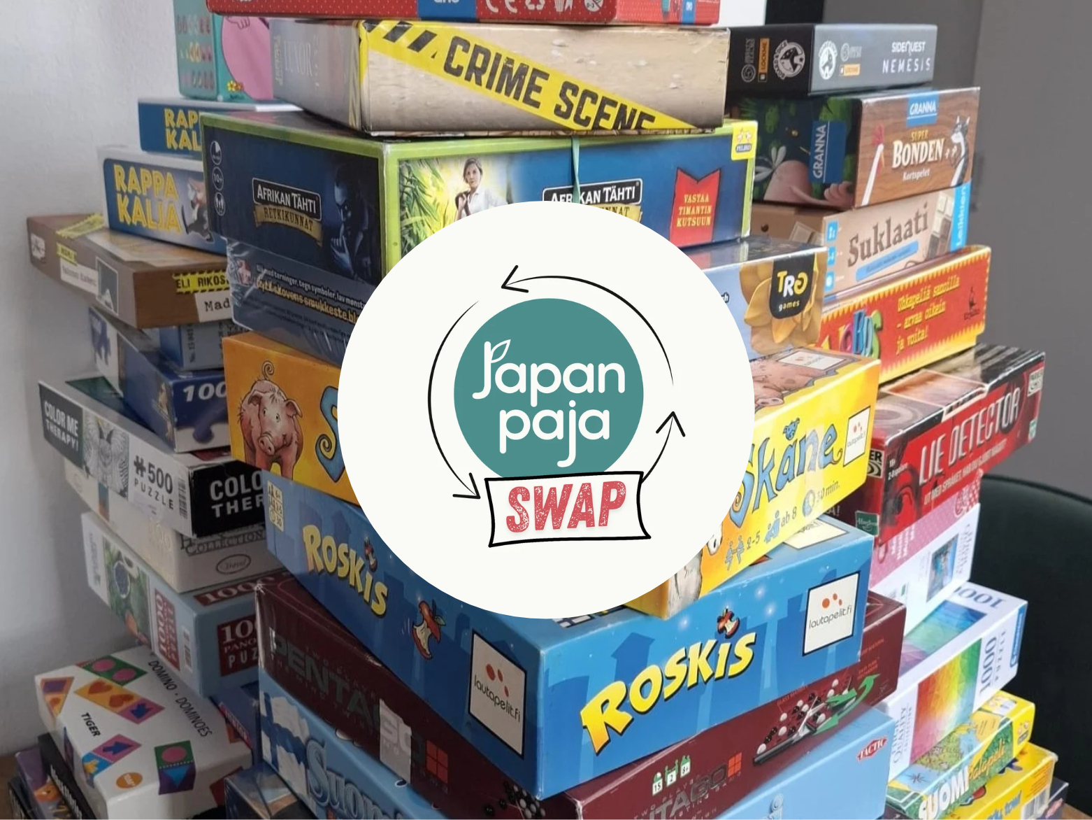 Swap lautapeli- ja palapelivaihtokaupassa pelit kiertoon